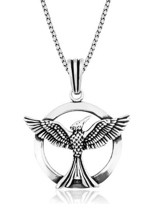 Aya Diamond Gümüş Alaycı Kuş Kolye