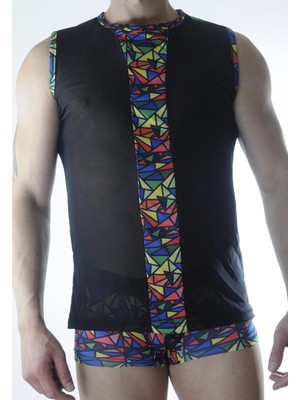 Marsilyan Erkek Transparan Renki Atlet Boxer Takımı