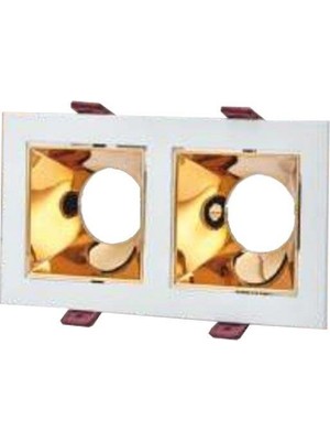 CATA JAGUAR (BEYAZ-ROSE) 2'Lİ DEKORATİF BOŞ KASA