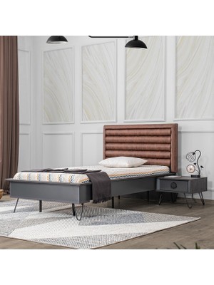 Karyola, Black Başlıklı Karyola 100X200