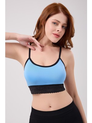 Mistirik Penitro Model Dantel Detaylı Şık ve Rahat Toparlayıcı Pedli Büstiyer