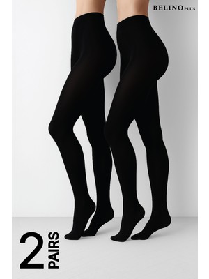 Belyy 2 Li Kadın Bambu Likralı Külotlu Çorap