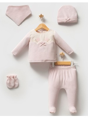 Tongs Baby Etamine 5'li Hastane Çıkışı 5684 Pembe