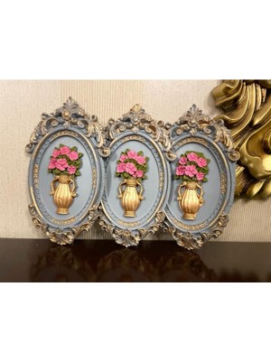 busraconcept Dekoratif Özel Tasarım 3 Lü Tablo