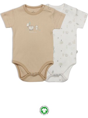 Bistyle Always Dream Yarım Kol 2'li Body 17114 Ekru Bej