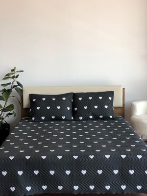 Bella Home Kalpli Tek Kişilik 2 Parça Yatak Örtüsü Seti - 160X240 cm - Pvc Çantalı