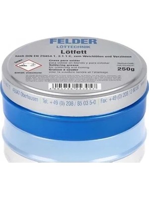 Just Cheap Store Felder Lötfett Lehim Pastası 250 gr
