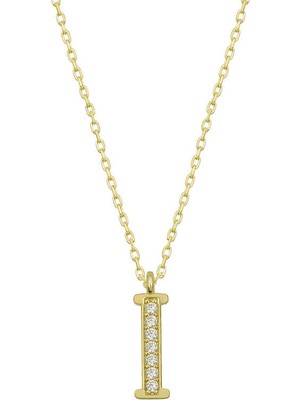 Aya Diamond Gümüş Gold I Harfi Kadın Kolye