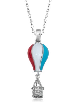 Aya Diamond Gümüş Kapadokya Balon Kadın Kolye