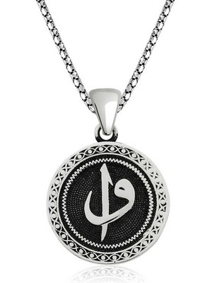 Aya Diamond Gümüş Elif Vav Kolye