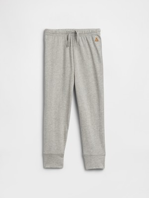 Gap Erkek Bebek Gri Brannan Bear İşlemeli Pull-On Jogger Eşofman Altı