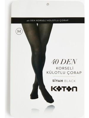 Koton 40 Den Korseli Külotlu Çorap