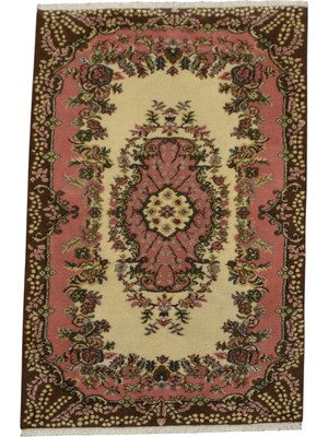 Kilim Antik El Dokuma Güllü Çiçekli Sümerbank Tescilli Yün Halı 0616 - Yeni - Çok Renkli