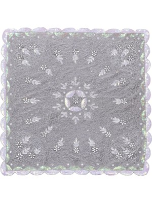 Kilim Antik El Işi Ince Kum Boncuklu Masa Sehpa Fiskos Örtüsü 0671 - Yeni - Çok Renkli