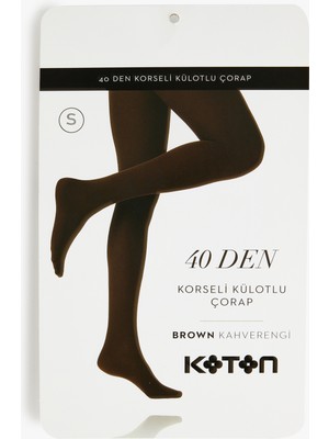 Koton 40 Den Korseli Külotlu Çorap
