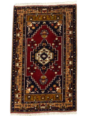 Kilim Antik El Dokuması Yahyalı Yörük Yün Halı 0611 - Yeni - Çok Renkli