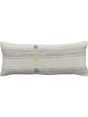 Kilim Antik El Dokuma Dekoratif Lumbar Kilim Kırlent Yastık Kılıfı 1103 - Yeni - Çok Renkli