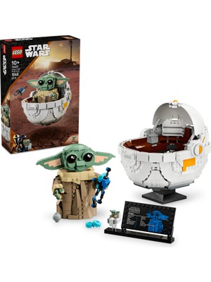 LEGO® Star Wars: The Mandalorian™ Uçan Bebek Arabalı Grogu™ 75403 - 10 Yaş ve Üzeri Çocuklar için Oyuncak Yapım Seti (1048 Parça)
