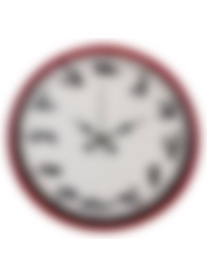 Konyax Kırmızı Renk Duvar Saati Pozisyon Temalı