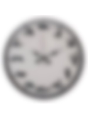 Konyax Beyaz Renk Duvar Saati Pozisyon Temalı