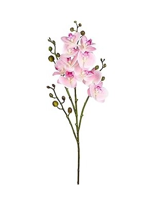 Tuncel Store Herdekora Yapay Orkide Gerçek Dokulu Pembe 80 Cm.