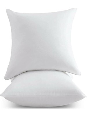 Soyluhan Store 2 Adet Kırlent Iç Yastık Ekstra Dolgun 350 gr Koltuk Yastığı Balkon Bahçe Aksesuar Yastığı 45X45