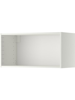 Hobiurun Mutfak duvar dolabı iskeleti, beyaz, 80x37x40 cm