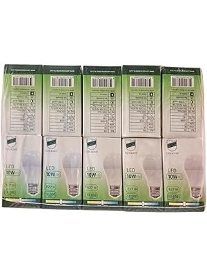 Tuncel Store 10'lu Uzlight 10W A60 E27 4000K Gün Işığı LED Ampul