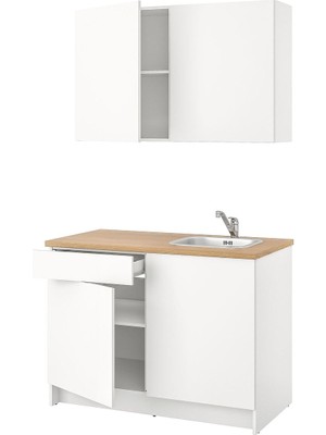 Hobiurun Mutfak dolabı kombinasyonu, beyaz, 120x61x220 cm, LAGAN batarya