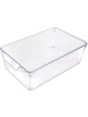 Tuncel Store Deconox 1 Adet Kırılmaz Şefaf Akrilik Kapaklı Buzdolabı Organizeri | Buzdolabı Içi Düzenleyici | Se