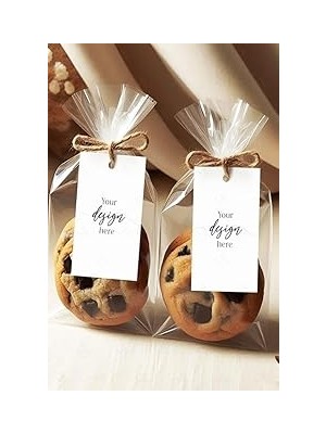 Tuncel Store Beysüs 40LI Şeffaf Jelatin Çok Amaçlı Lokum Çerez Poşeti 8X21CM