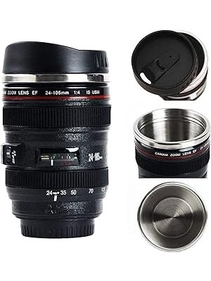 Tuncel Store Objektif Paslanmaz Çelik Uzun Süre Sıcak/soğuk Muhafaza 330 ml Çelik Termos Kupa