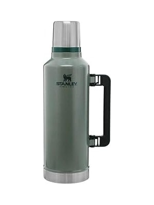 Tuncel Store Stanley Legendary Vakumlu Çelik Termos, Yeşil (Hammertone Green), 2.3 Litre