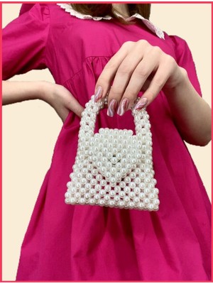 Ravinity Kart Için Mini El Çantası Inci Çanta