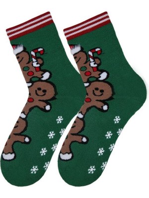 Blumi Kids Kaydırmaz Yılbaşı Havlu Çorap