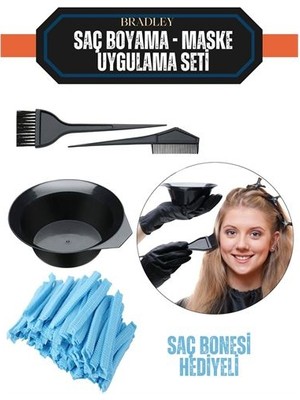 Magne Hsnet Saç Boyama Seti 24 Saç Bonesi - TGR5668-5700