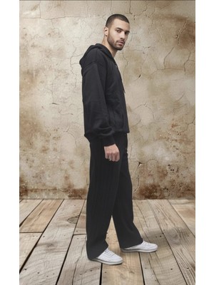 Black Steel Kapşonlu Oversize Eşofman Takımı