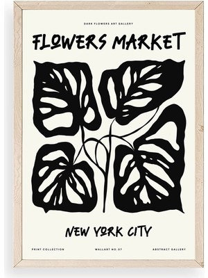 Daniska Yaprak Ahşap Çerçeveli Tablo 17 x 23