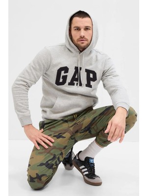Gap V-Heritage Logo Erkek Sweatshirt