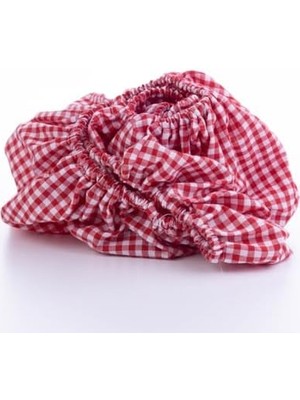 Storemax Kumaştan Lastikli Sıra Örtüsü, 110X40 cm Kırmızı 10 Adet
