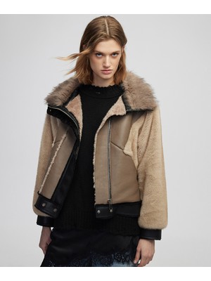 İpekyol Kumaş mix colorblock mont IW6250012090014