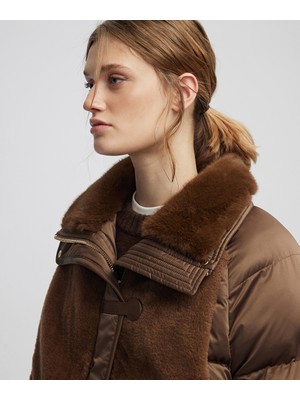 İpekyol Suni kürklü şişme mont IW6250012313074