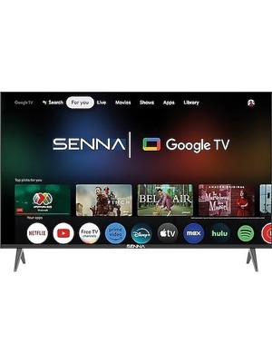 Senna 55UQ9500F 55" 140 Ekran Uydu Alıcılı 4K Ultra Hd Google Smart QLED Tv