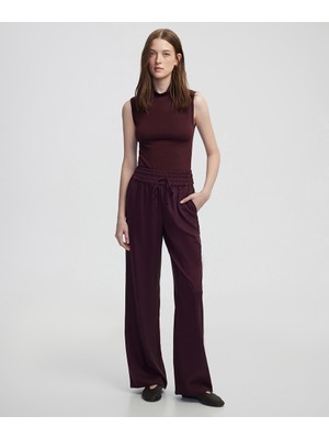 İpekyol Belden bağlamalı wide leg fit pantolon IW6250003346035