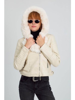 Robin 99523 Içi Kürklü Deri Mont Taş