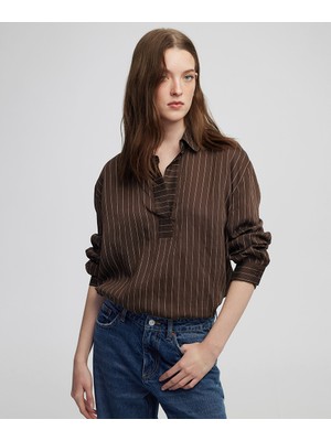 İpekyol Çizgi desen bluz IW6250006184074