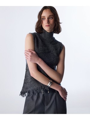 Twist Metalik Iplikli Triko Süveter TW6250050608036