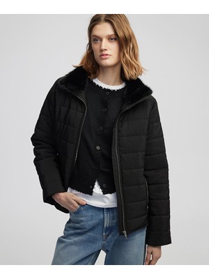 Miss İpekyol Suni kürk yakalı şişme mont IW6250012256001