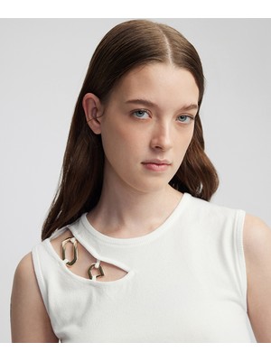 İpekyol Cutout Metal Aksesuarlı Triko IW6250050580018