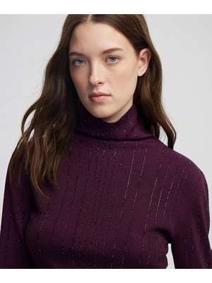 İpekyol Hotfix Baskılı Balıkçı Yaka Triko IW6250050598008